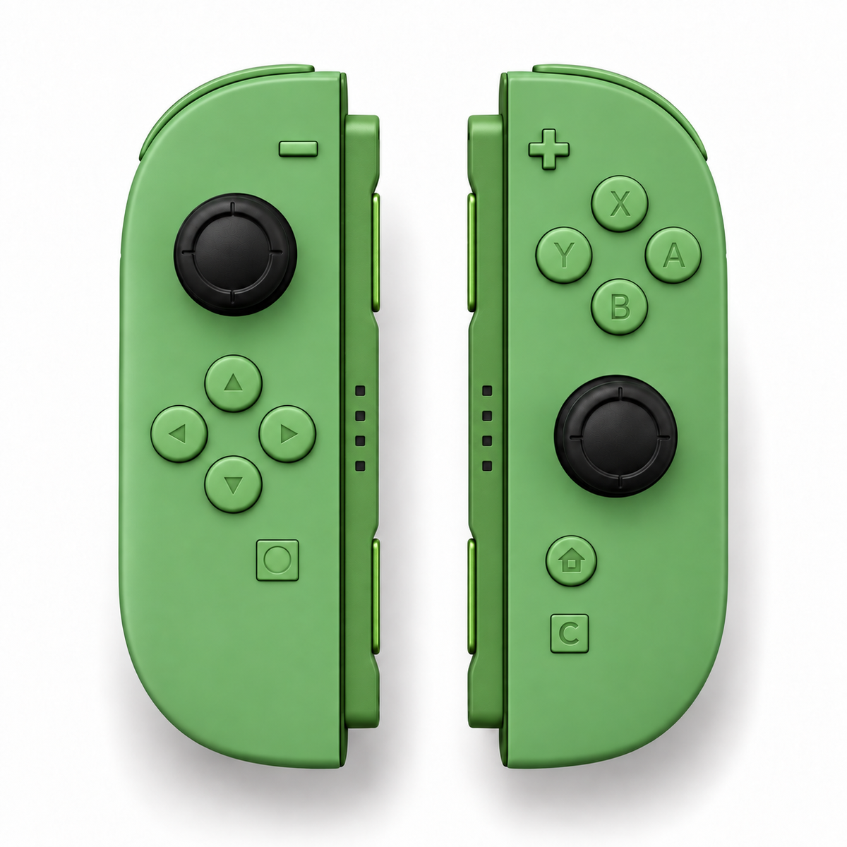 Matcha Green Custom Nintendo Switch 2 Joy-Cons with TMR Joysticks