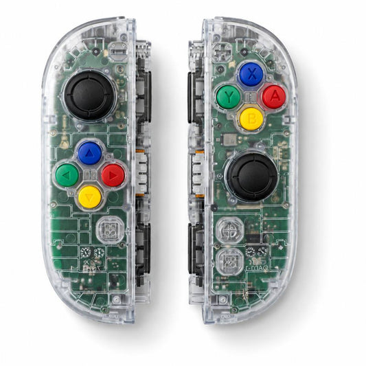 Double Clear Colorful Custom Nintendo Switch 2 Joy-Cons with TMR Drift-Resistant Joysticks