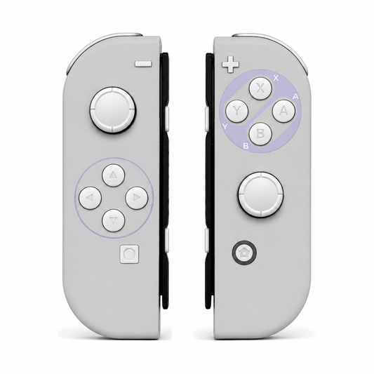 Classics SNES Style, standard front: White buttons / White caps