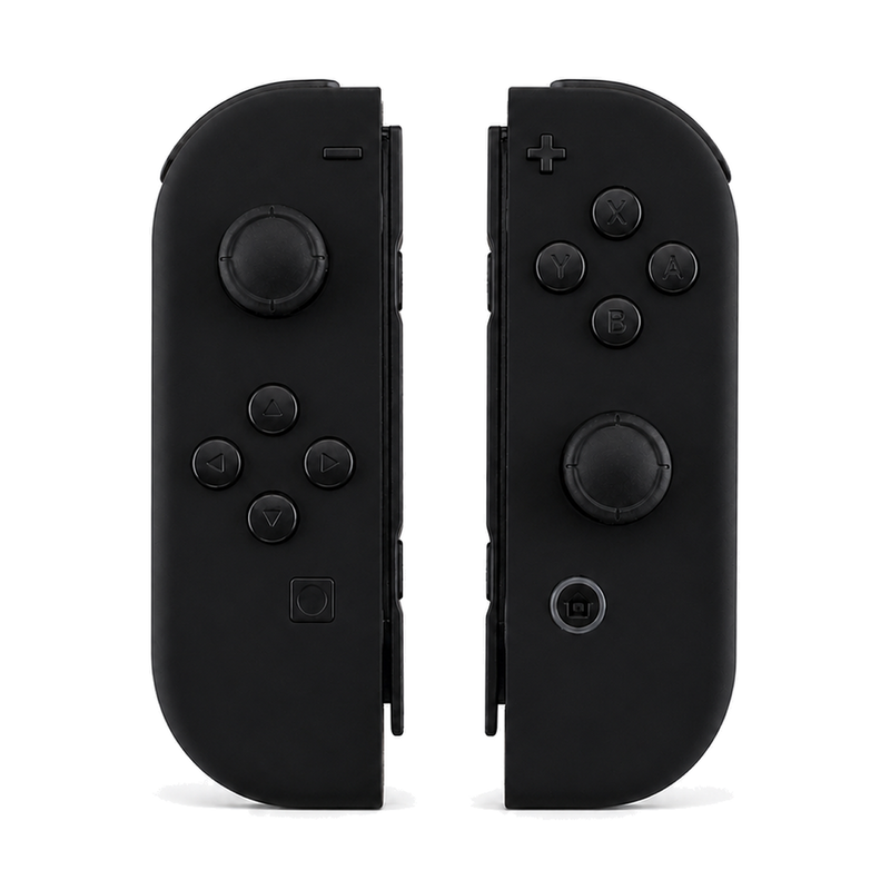 Black Custom Switch 1 Joy-Con Pair with TMR Joysticks