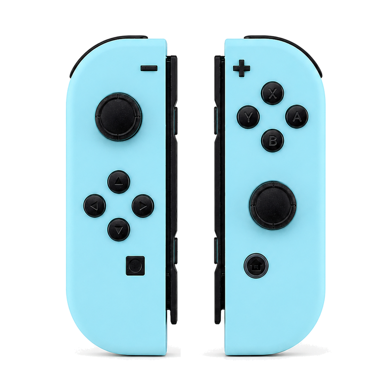 Heaven Blue Custom Switch 1 Joy-Con Pair with TMR Joysticks