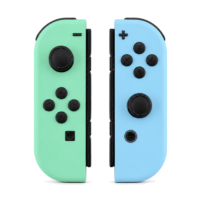 Mint Green & Heaven Blue Custom Switch 1 Joy-Con Pair with TMR Joysticks