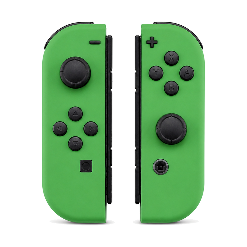 Green Custom Switch 1 Joy-Con Pair with TMR Joysticks