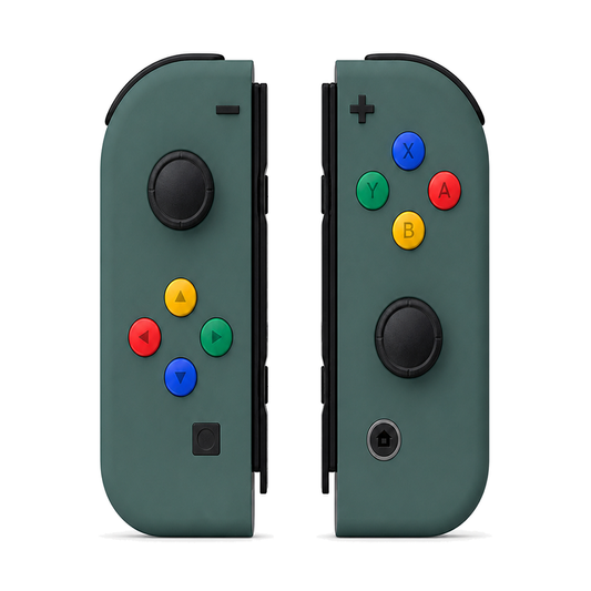 Pine Green, standard front: Original controls / Original caps