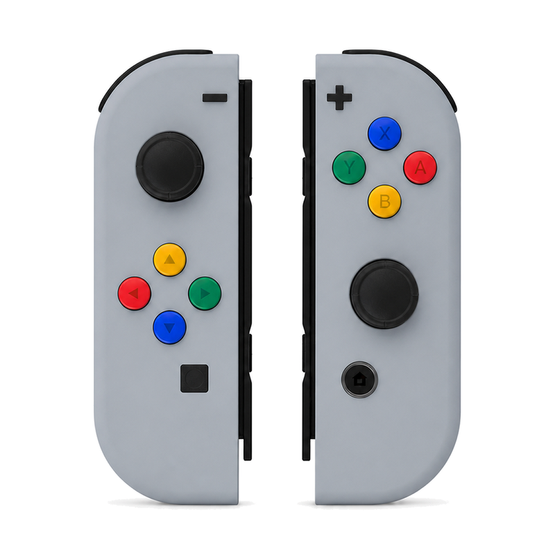 New Hope Gray Custom Switch 1 Joy-Con Pair with TMR Joysticks