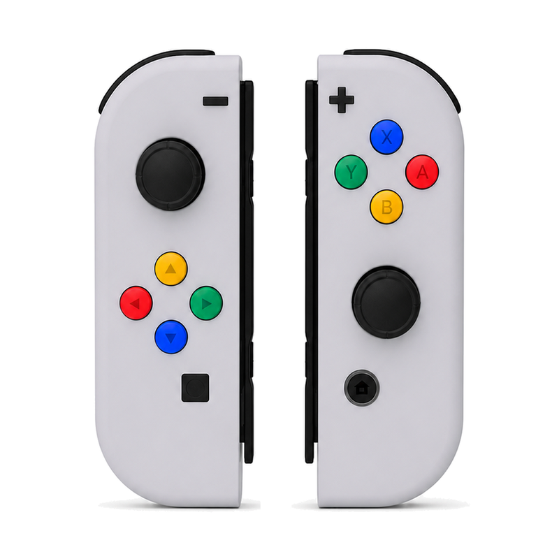 Rhapsody Violet Custom Switch 1 Joy-Con Pair with TMR Joysticks